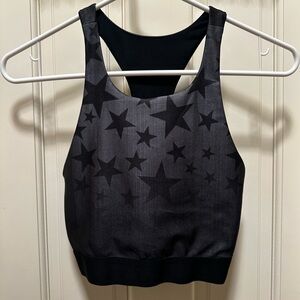 🍓NWT Terez High Neck Star Print Ombré Sports Bra Size S